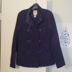 Dark blue corduroy jacket